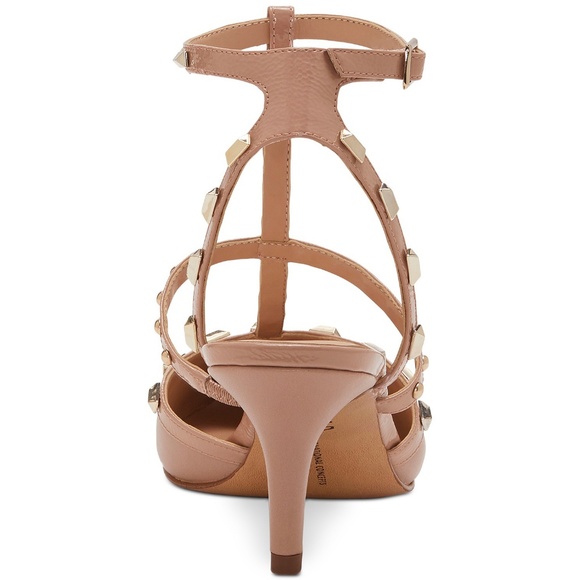 NIB INC Rockstud blush Slingback bridesmaid shoes - Picture 4 of 6